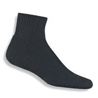 <br>(Pro Feet Stretch Black Ankle Sock - Large