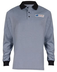 Men's USPS Retail Clerk Postal Uniform Long Sleeve Knit Polo